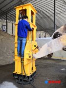 青海省道306線官亭至哈城公路中航液壓夯實機(jī)施工案例